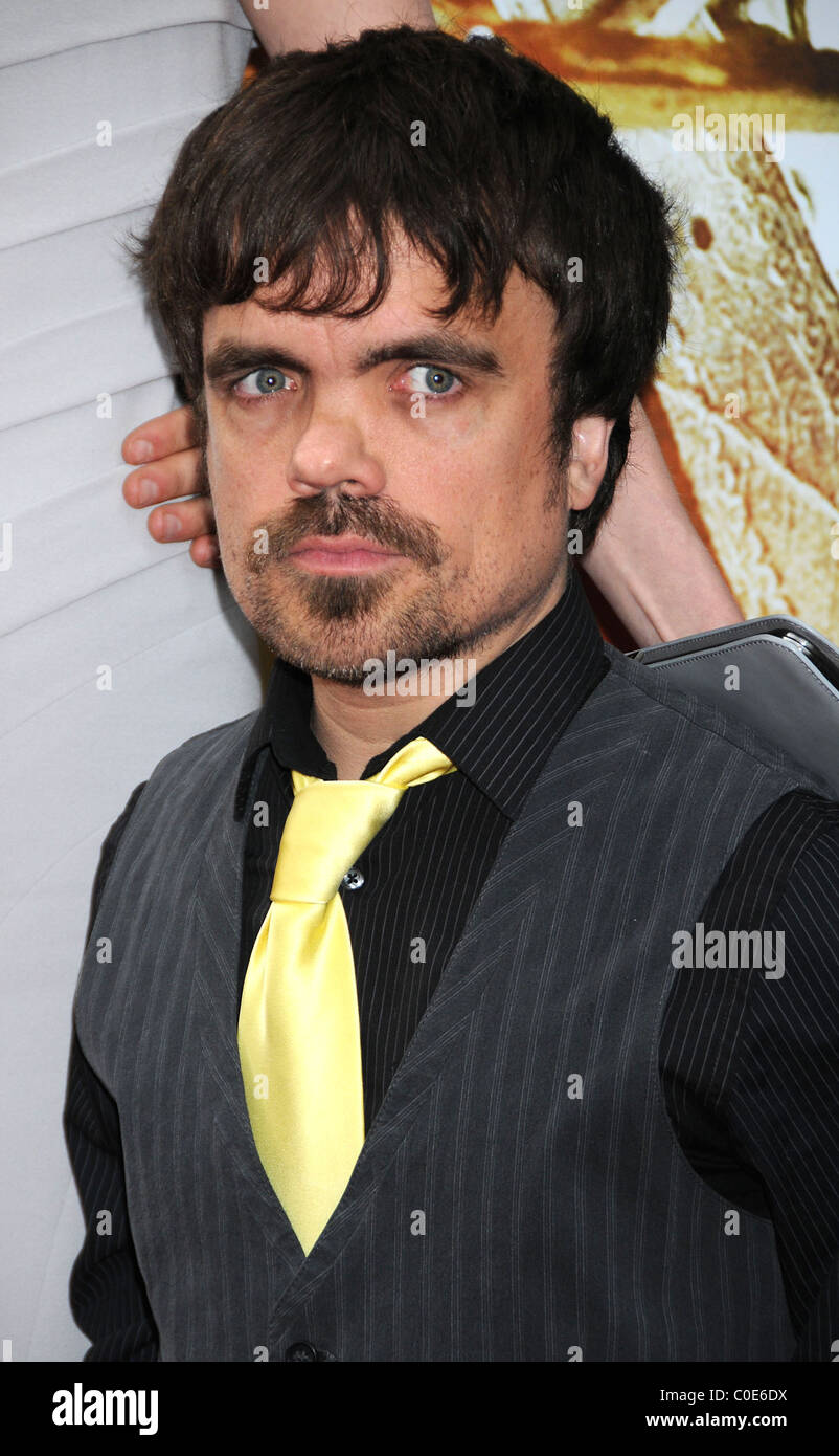 Peter Dinklage Chronicles of Narnia: Prince Caspian NYC Premiere - Outside Arrivals Ziegfeld Theatre New York City, USA - Stock Photo
