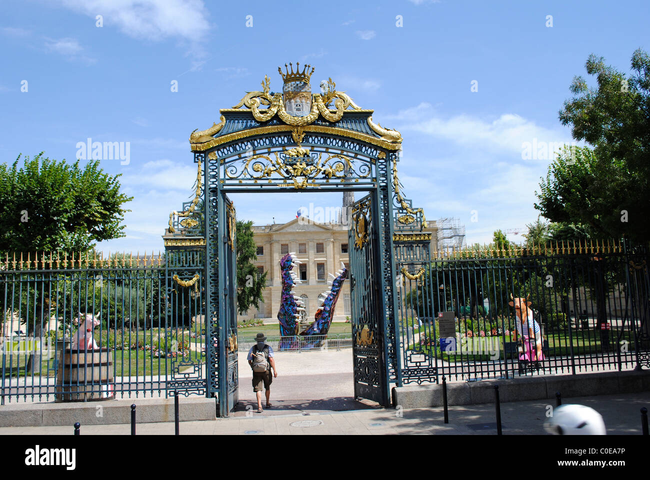 Bordeaux Hotel de Ville Stock Photo