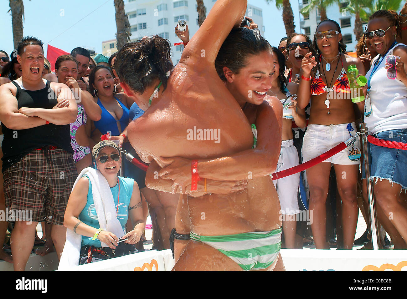 2008 annual Aqua Girl event held at South Beach Miami, Florida - 18.05.08  Stock Photo - Alamy