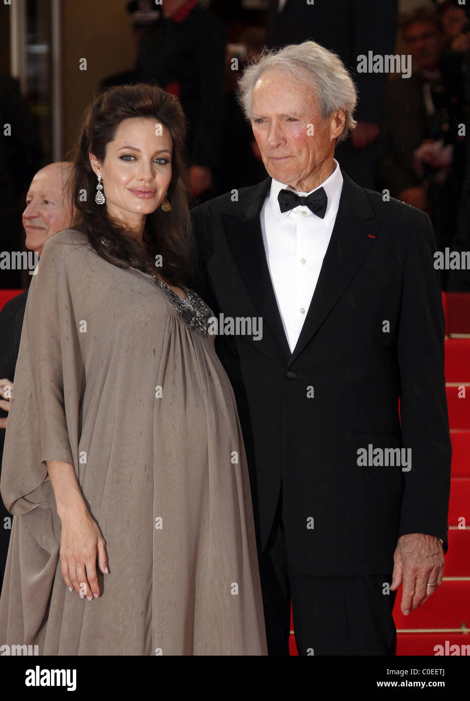 Angelina Jolie and Clint Eastwood The 2008 Cannes Film Festival - Day 7  'The Changeling' - Premiere Cannes, France - 20.05.08 Stock Photo - Alamy