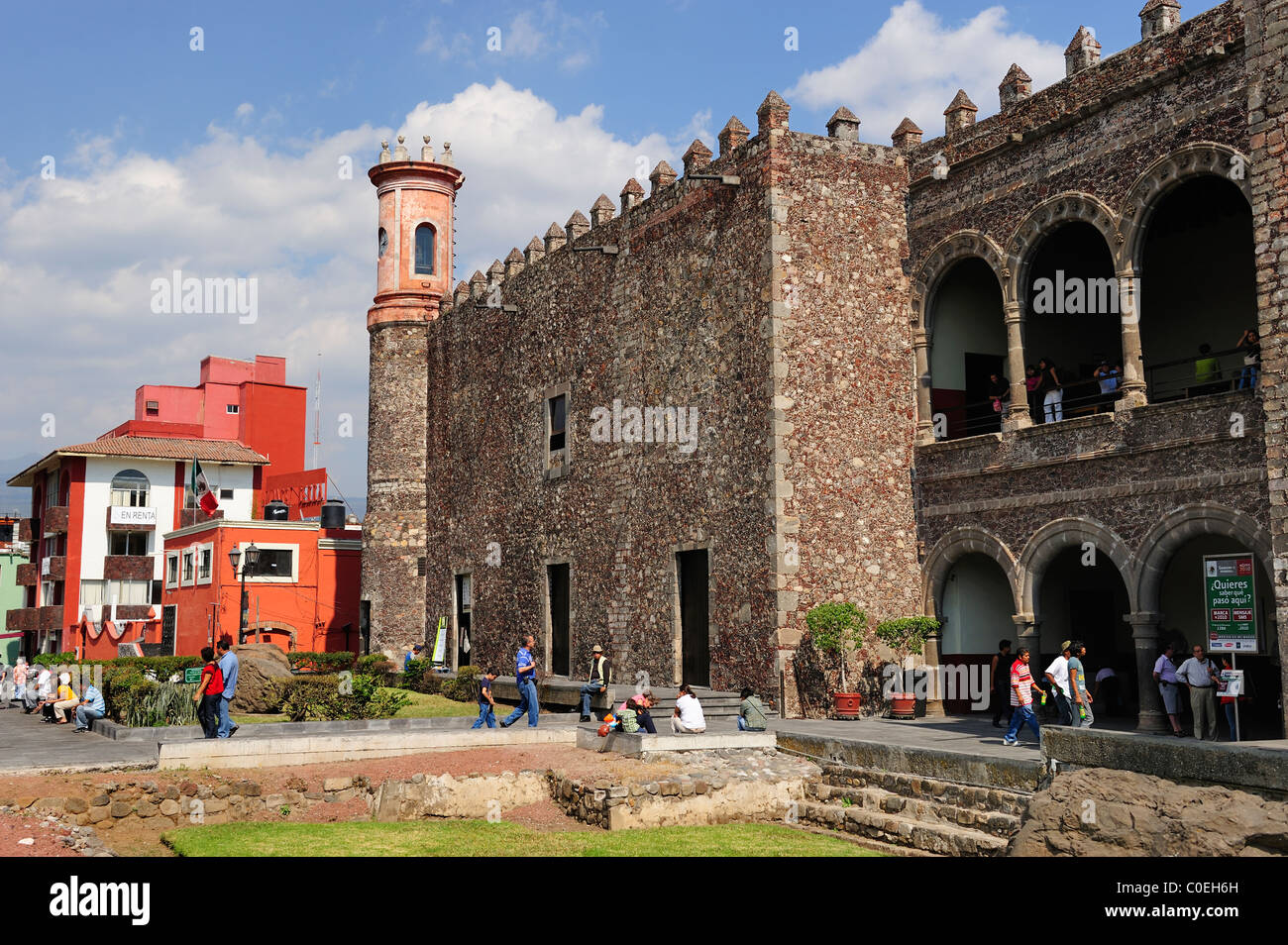Palacio de Cortes in Cuernavaca, Morelos State, Mexico Stock Photo Alamy