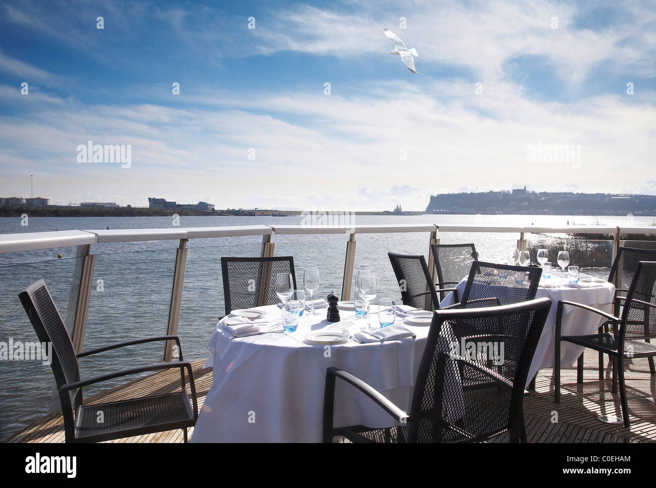 Balcony veranda sea ocean hi-res stock photography and images - Alamy