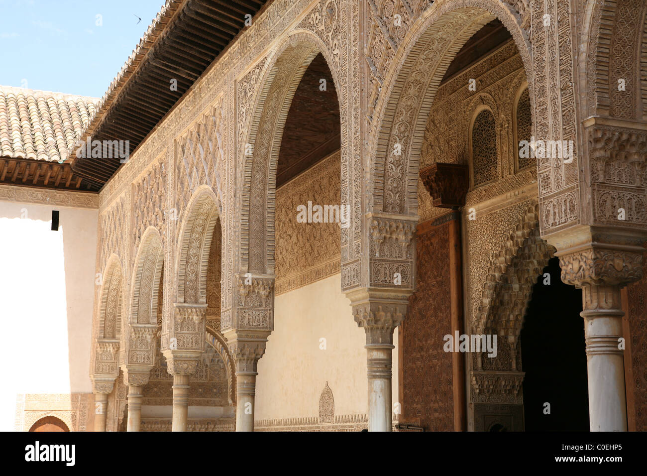 Moorish palace Alhambra Granada Andalucia Spain Stock Photo