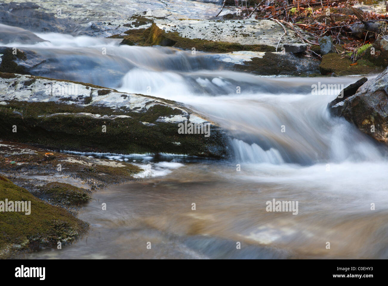 Beaver Brook Cascades which is located along Beaver Brook in Woodstock