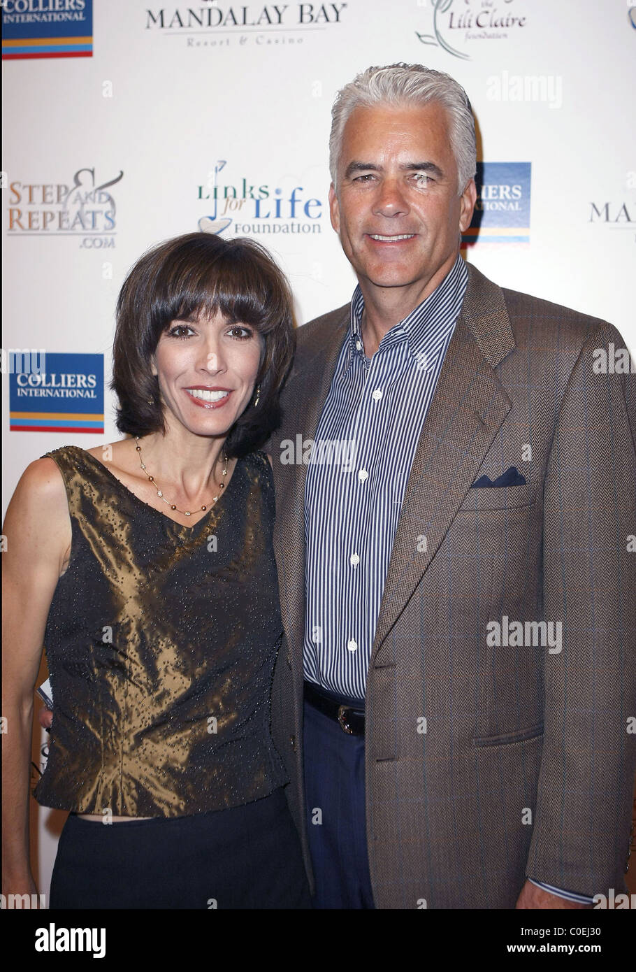 Senator john ensign darlene ensign hires stock photography and images