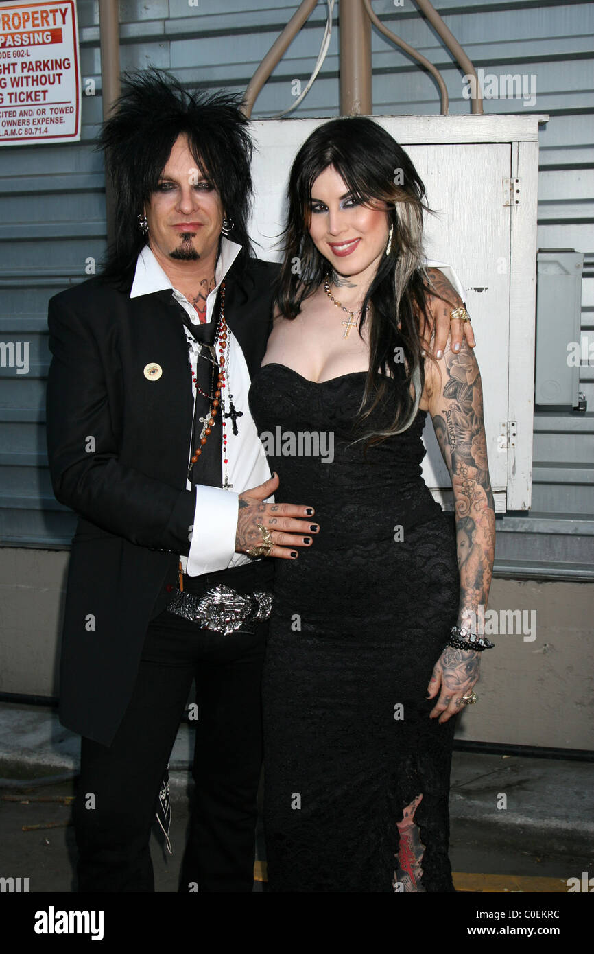 Nikki Sixx and Kat Von D Hollywood Life Magazine's 10th Annual Young  Hollywood Awards held at The Avalon - Arrivals Los Stock Photo - Alamy