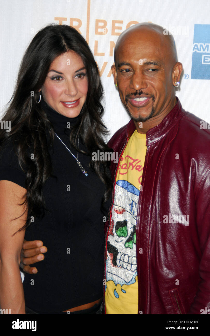 Grace Morley, Montel Williams The 2008 Tribeca film festival - premiere of  'War, Inc' New York City, USA. 28.4.08 Stock Photo - Alamy