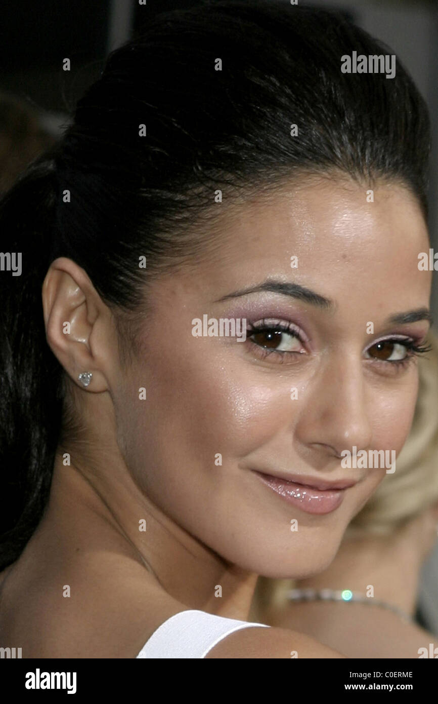 Emanuelle Chriqui Los Angeles Premiere of 'Iron Man' held at Grauman's
