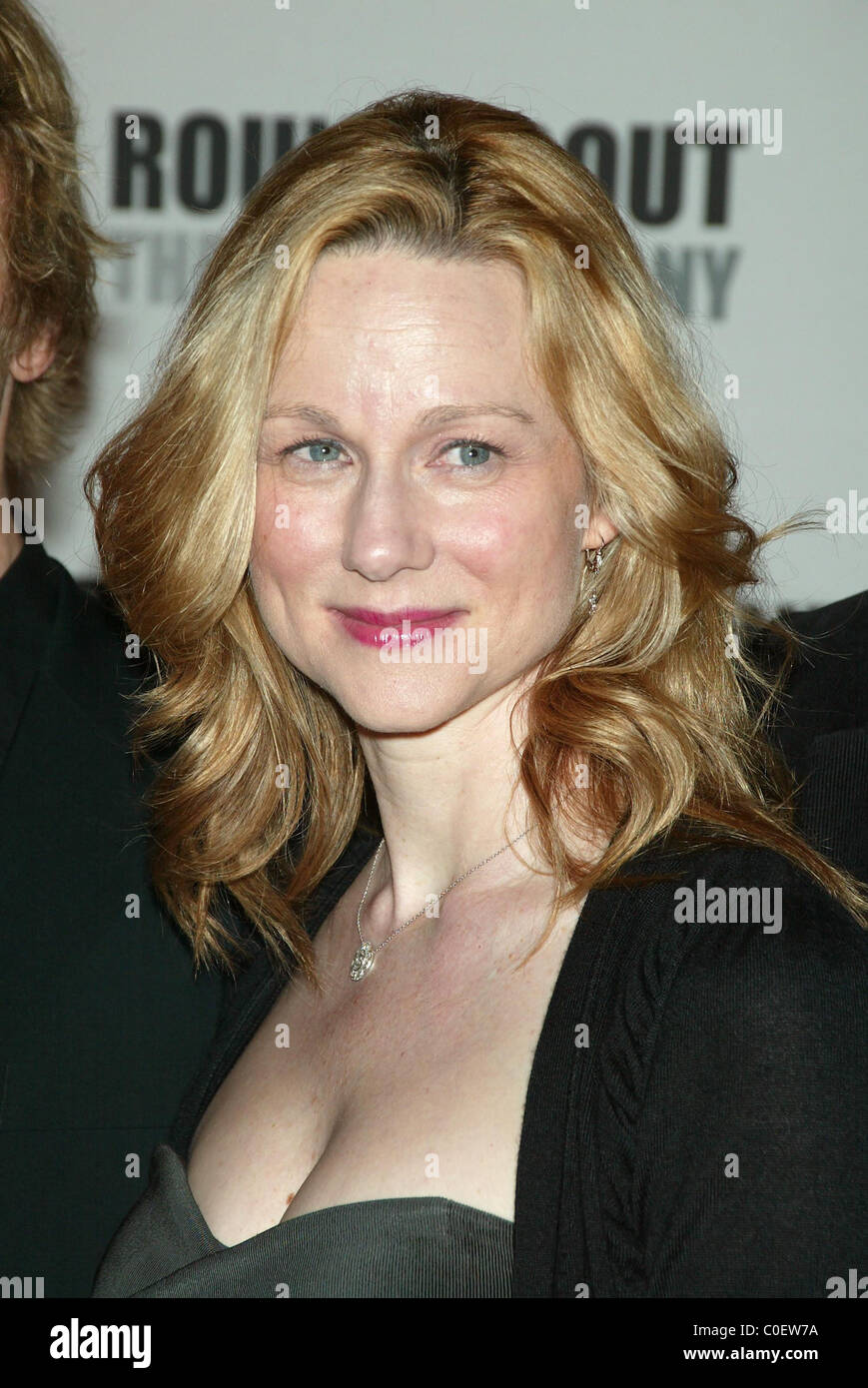 Laura Linney Opening Night of "Les Liaisons Dangereuses" - Party Arrivals at the American Airlines Theatre. New York City, USA Stock Photo