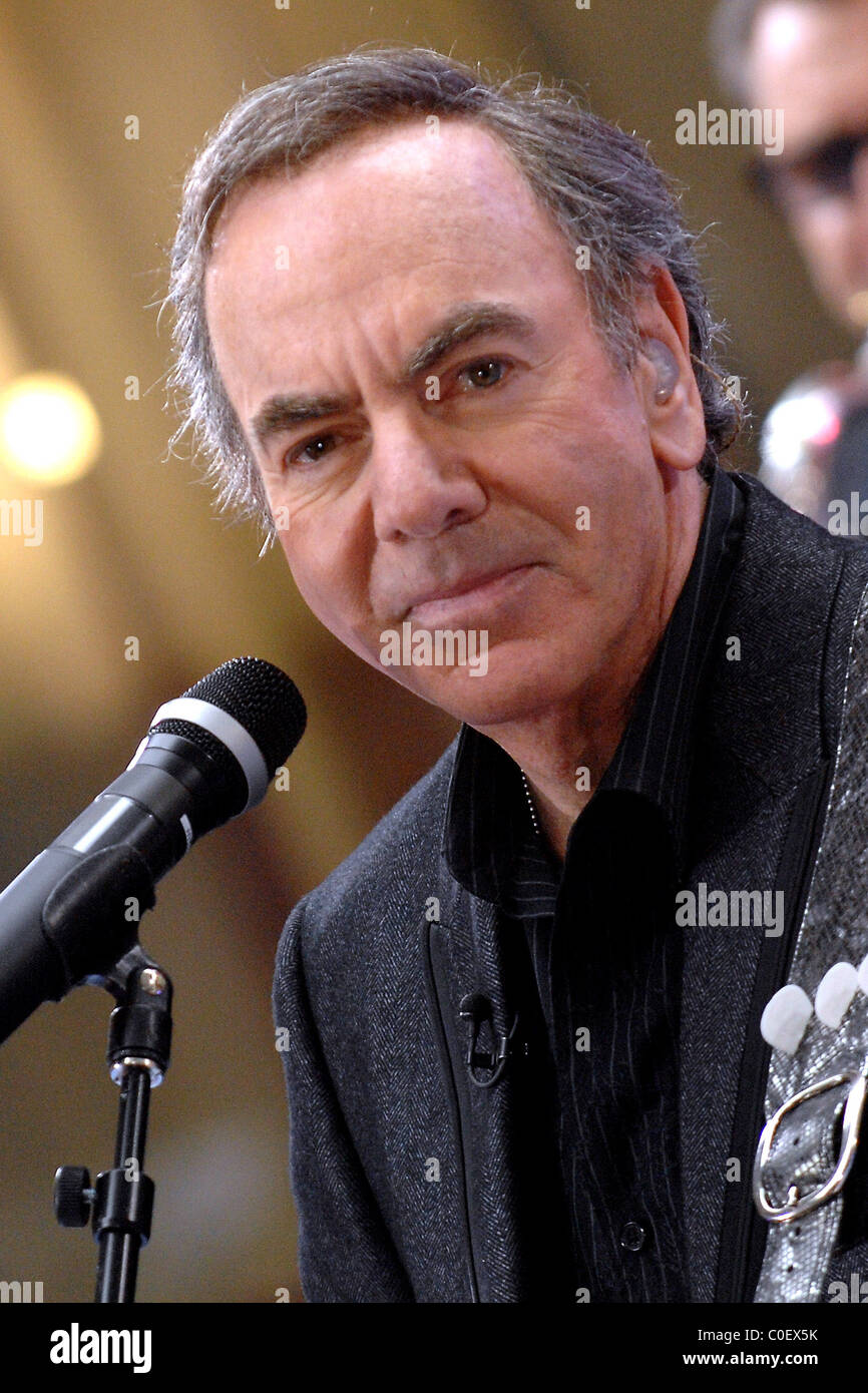Neil Diamond performs live on NBC's 'The Today Show' Toyota Concert