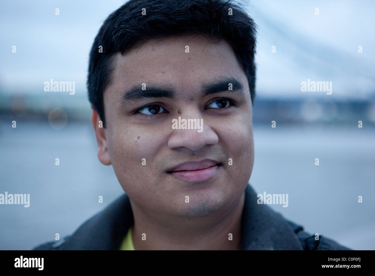 Portrait of Aspiring Male Stock Photo Alamy