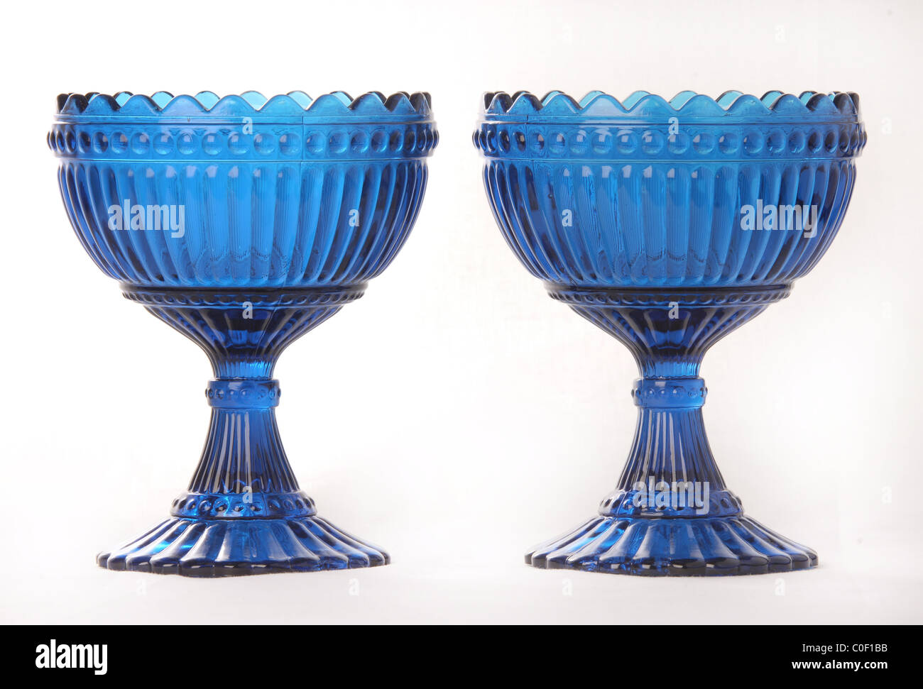 blue drinking glasses Stock Photo - Alamy