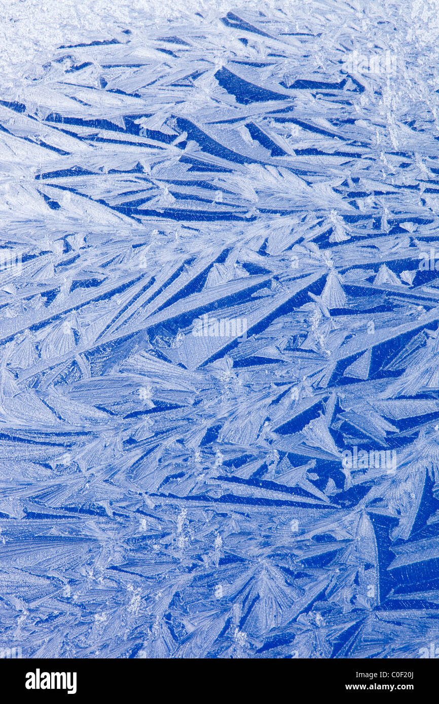 Frost pattern on icy car hi-res stock photography and images - Alamy