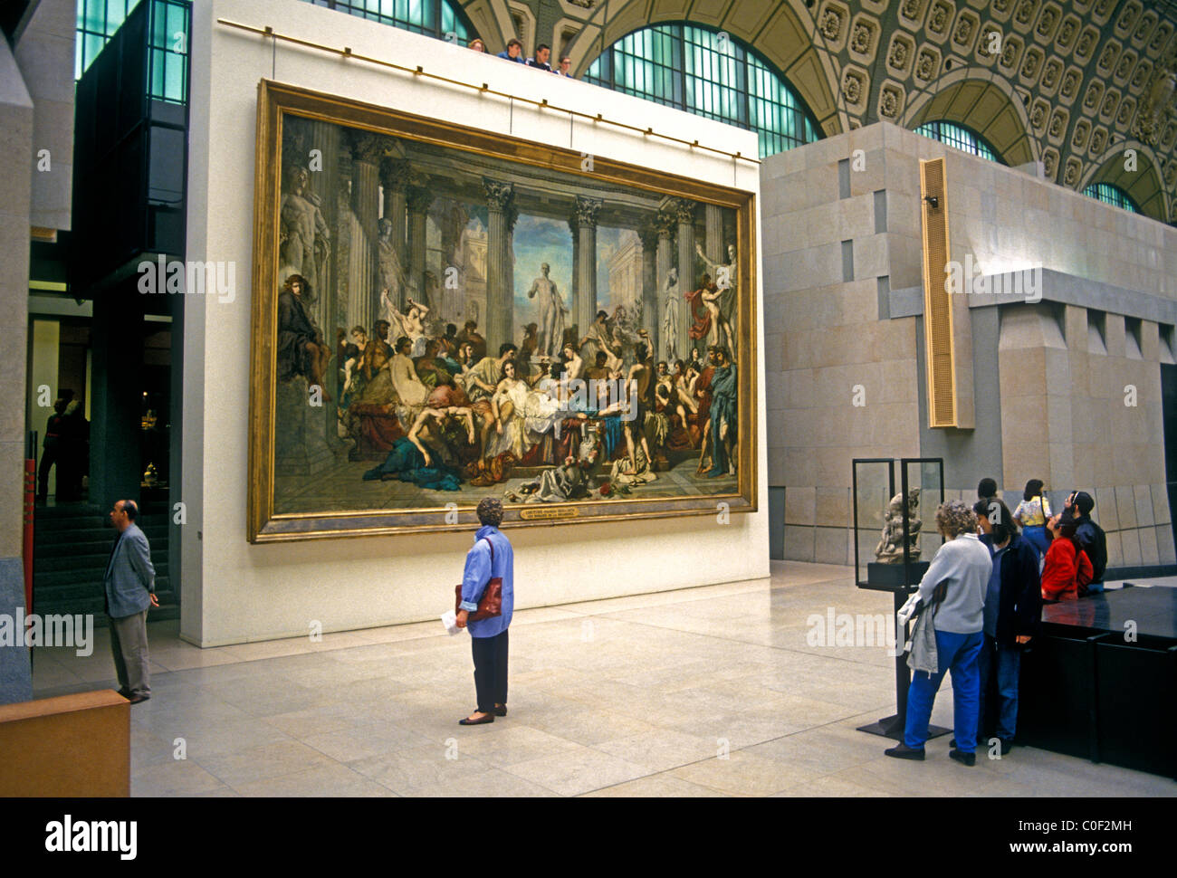 tourists, The Romans Decadence, Les Romains du Decadence, Thomas Couture,  Musee d'Orsay, Orsay Museum, Paris, France, Europe Stock Photo - Alamy