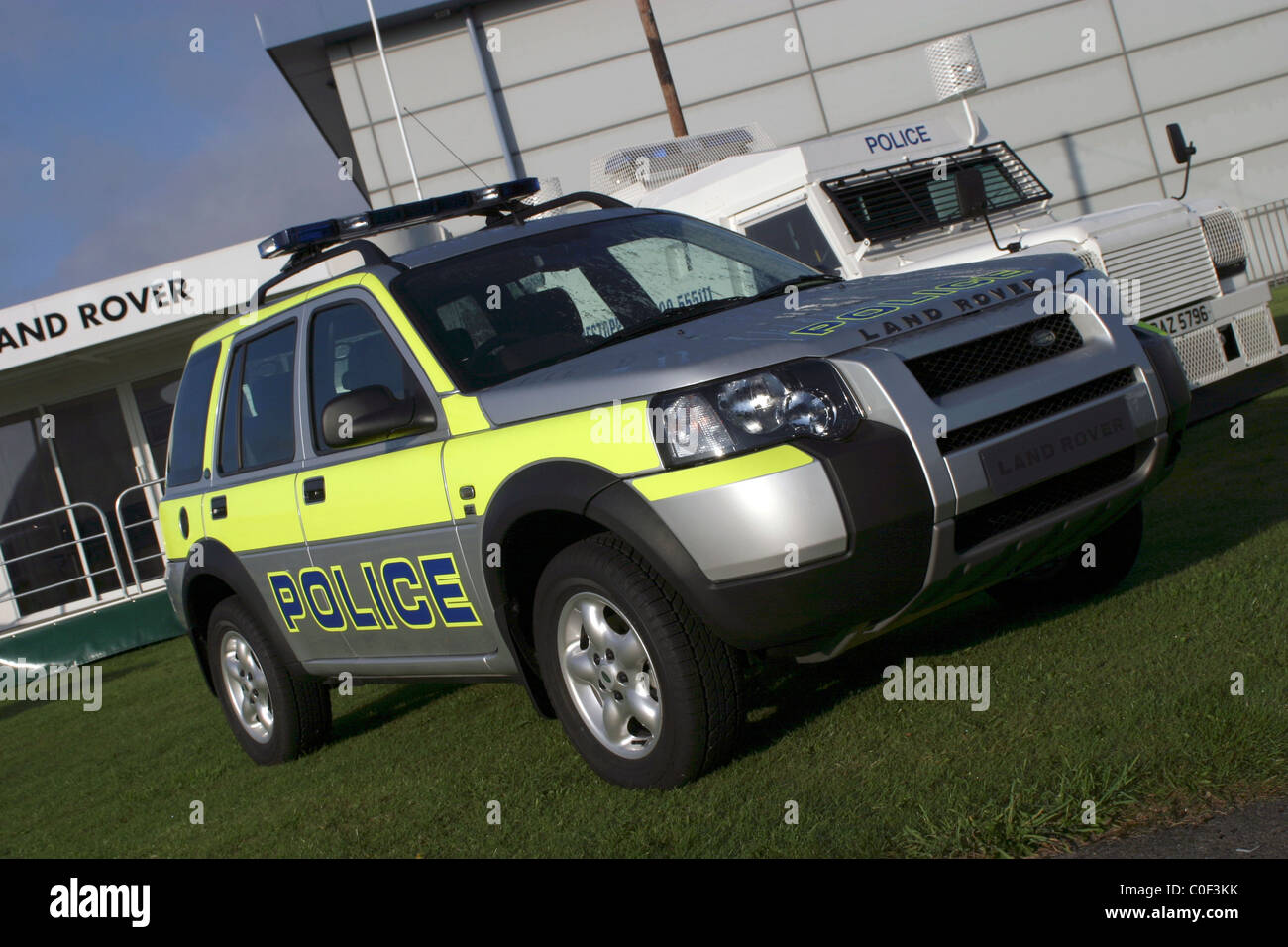 Land Rover Freelander Police demonstrator vehicle Stock Photo