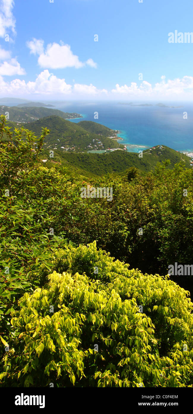 Panoramic View of Tortola Stock Photo Alamy
