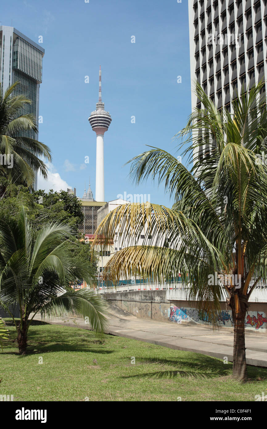 KL tower in Kuala Lumpur, Malaysia Stock Photo