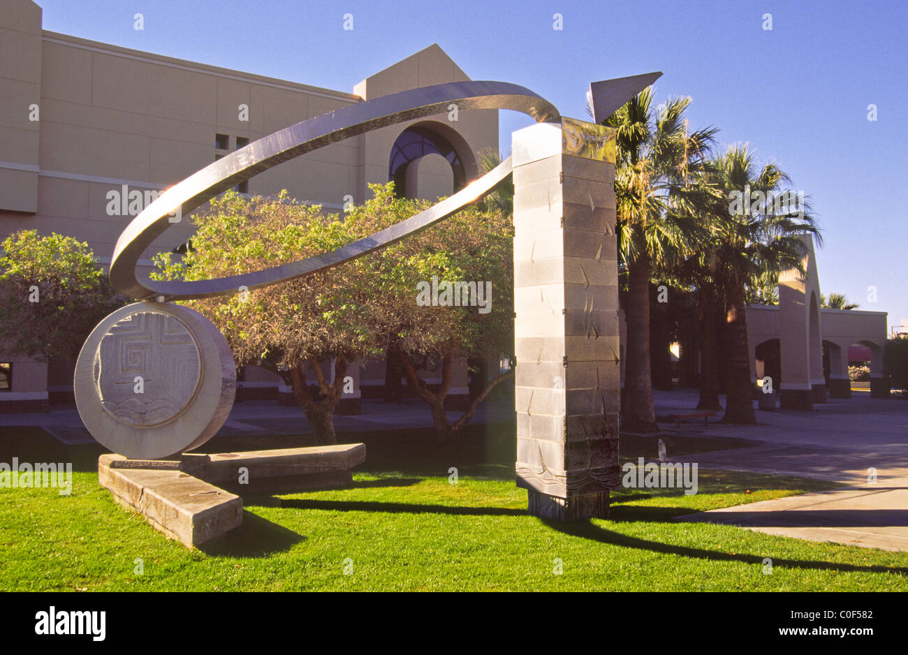 Impressive sculpture graces the campus of New Mexico State University