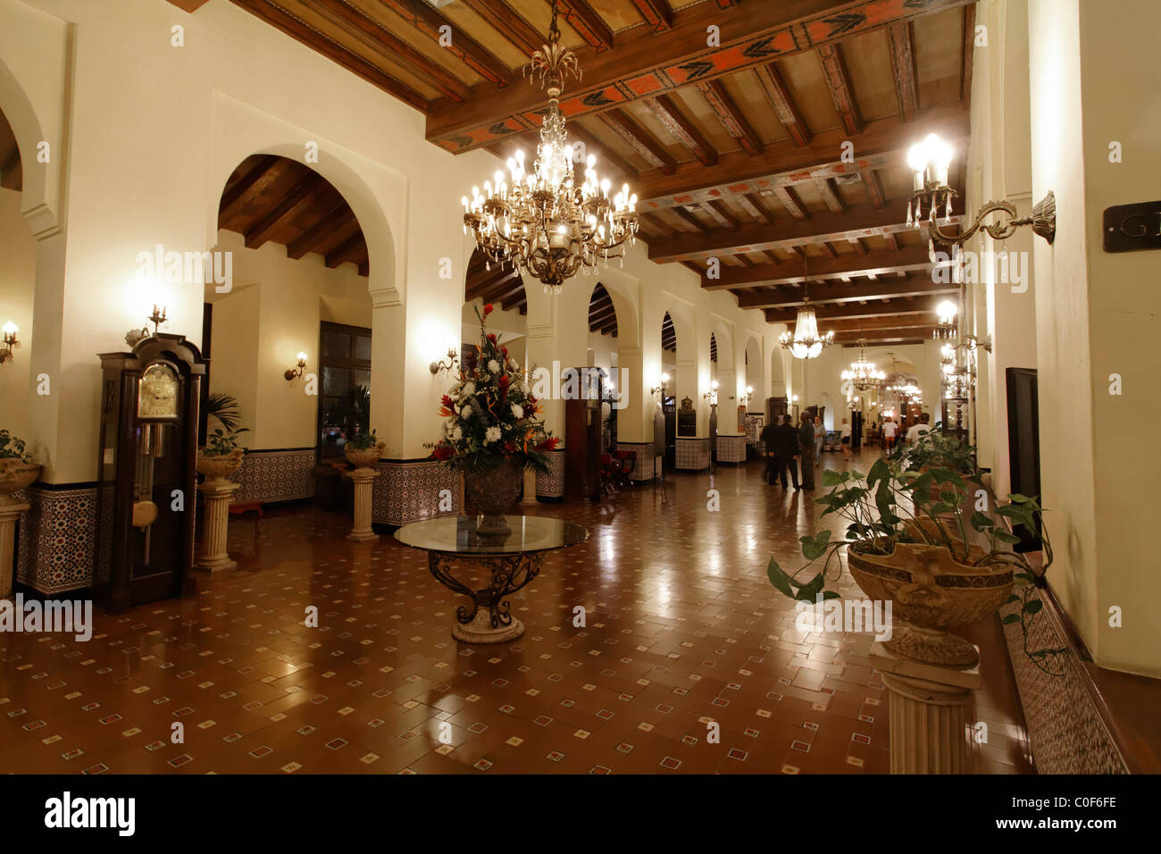 Hotel National Vedado, Lobby, Cuba Stock Photo
