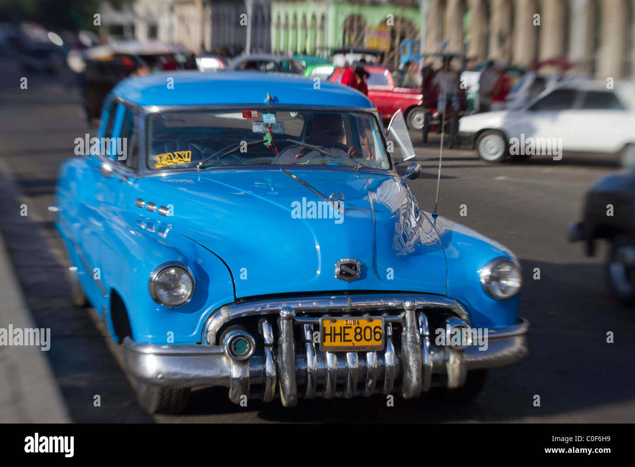 Oldtimer in Havanna Cuba Stock Photo