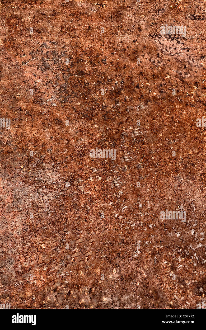 Sheet of rusty steel Stock Photo