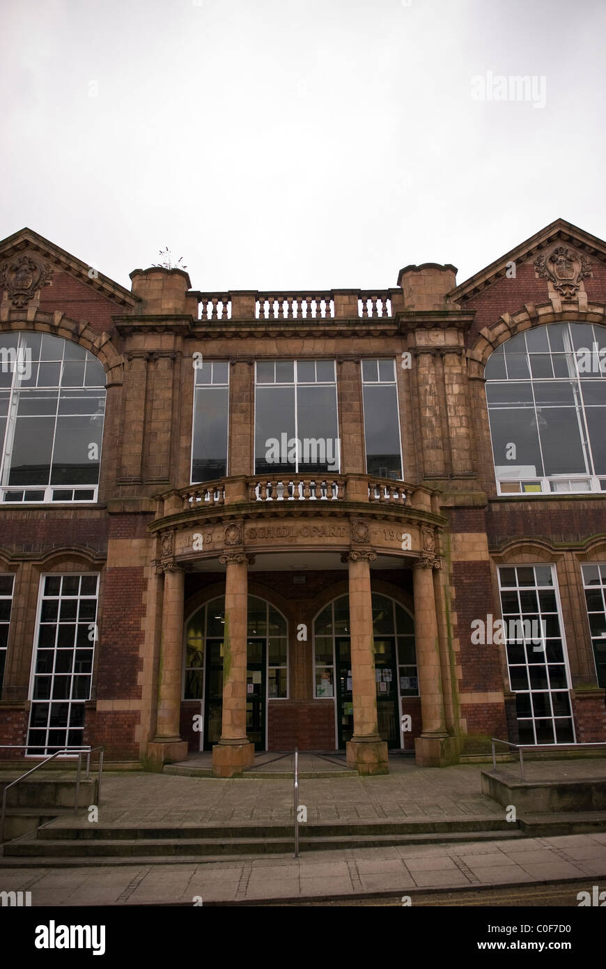 Stoke-on-Trent School of Art, Staffordshire, UK Stock Photo