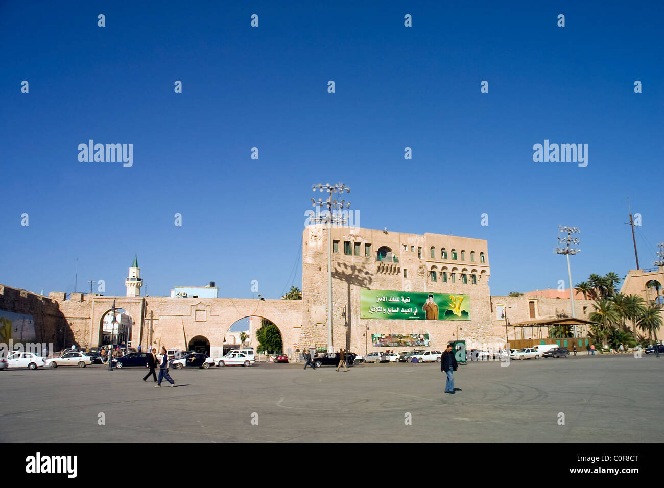 View of Triploi Medina, Libya. Stock Photo