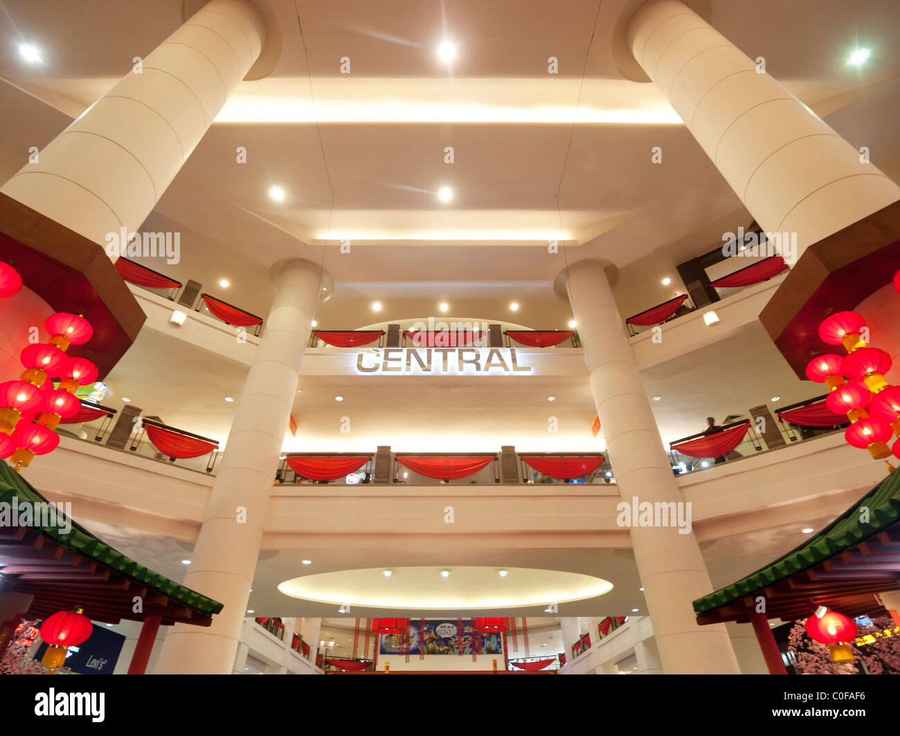 Berjaya Times Square mall  interior in Kuala Lumpur Malaysia Stock Photo