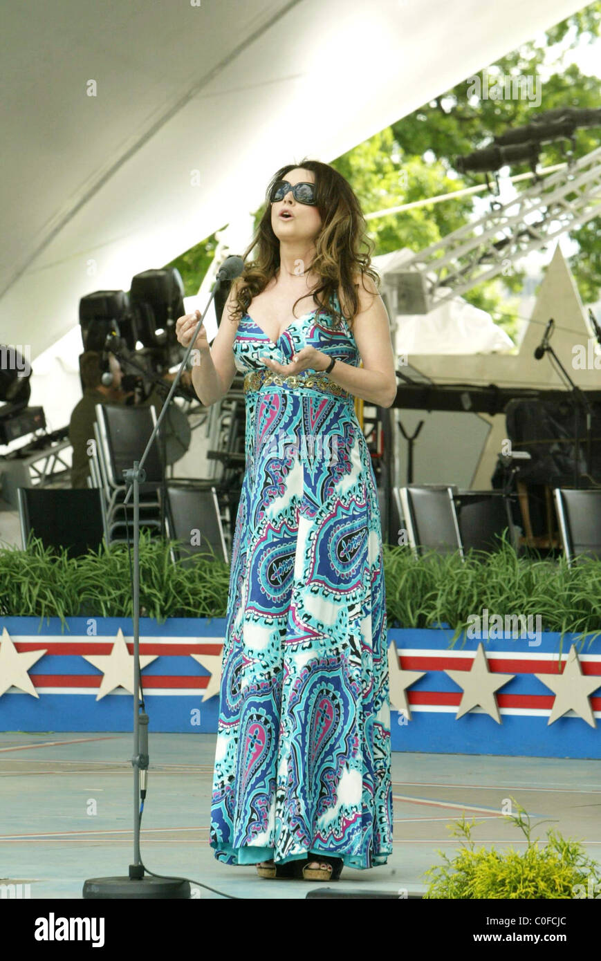 Sarah Brightman Annual Memorial Day weekend rehersals held at the ...