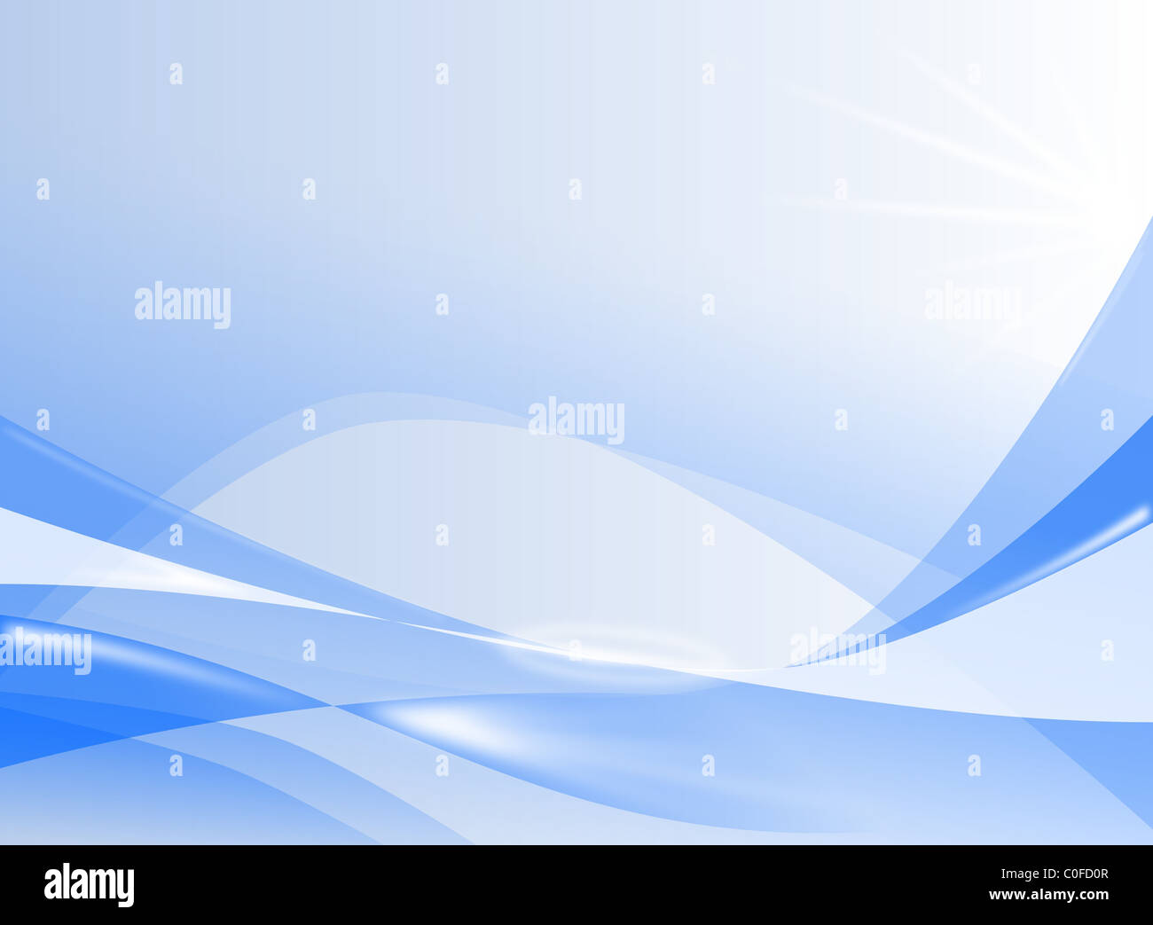 Abstract background with blue waves Stock Photo - Alamy