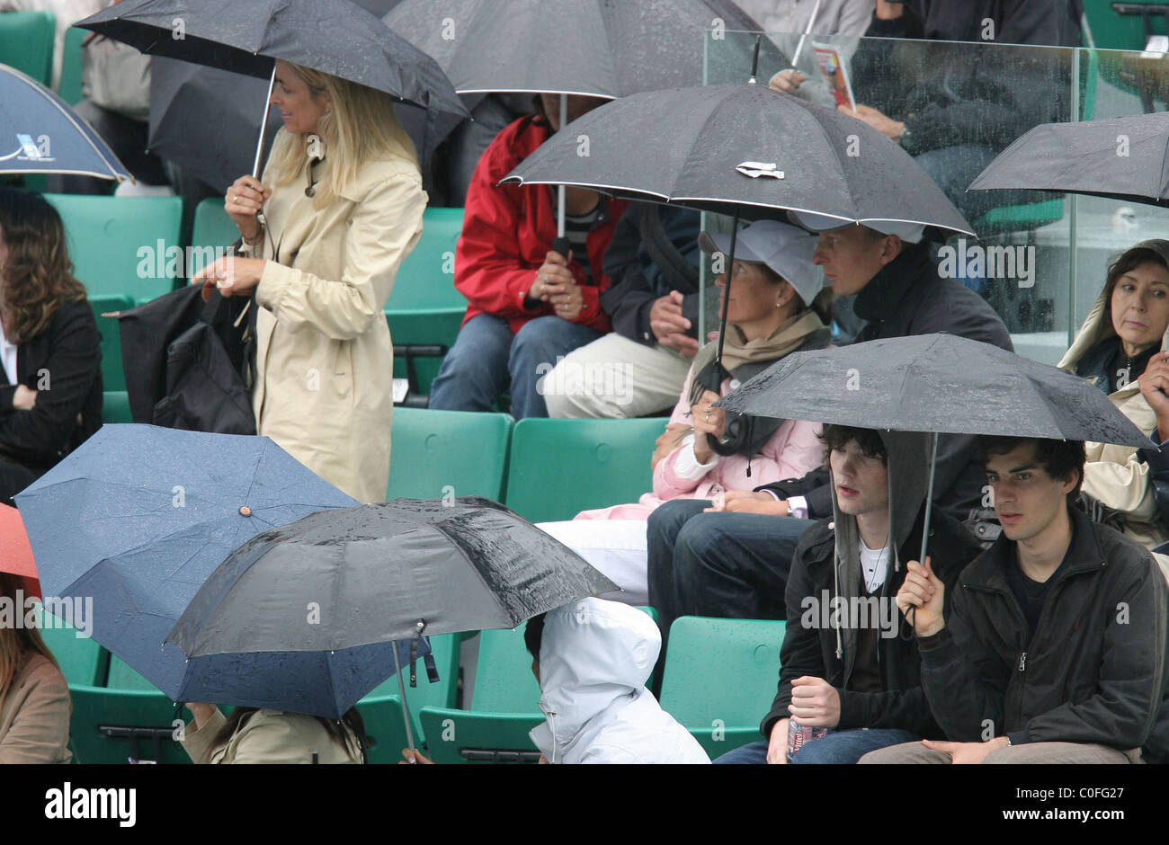 Rain Roland Garros 2008 French Open Paris, France - 27.05.08 Stock ...