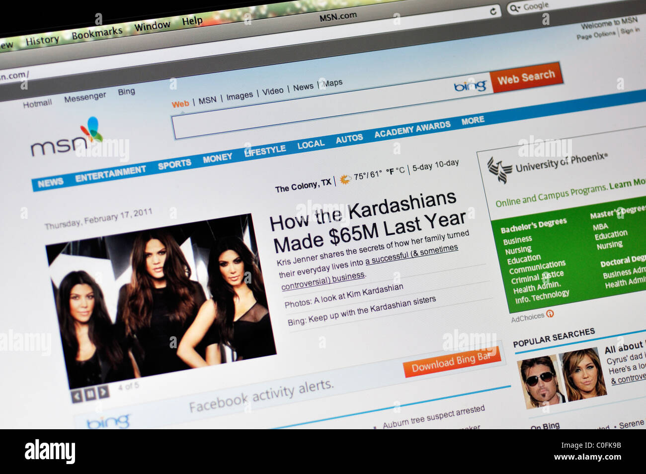 Msn homepage