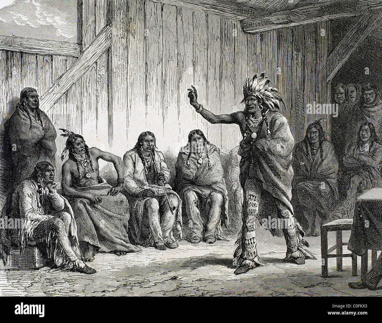 Fort laramie grand council hires stock photography and images Alamy