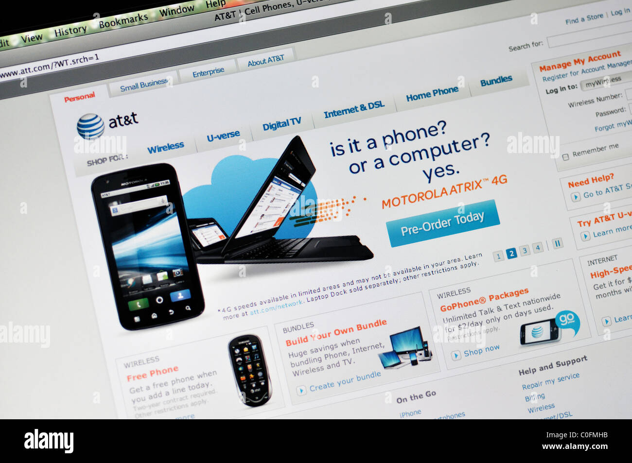 Att website hires stock photography and images Alamy