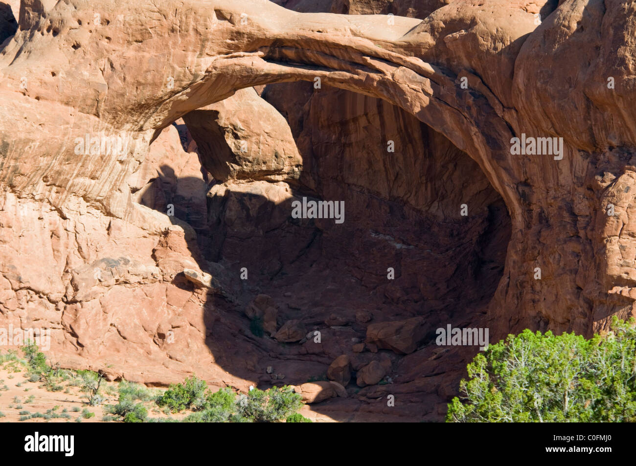 Double Arch,Cove of Caves,Ceaseless,Erosional Powers of Wind,Scouring Sand,Rain,Weather,Arches
