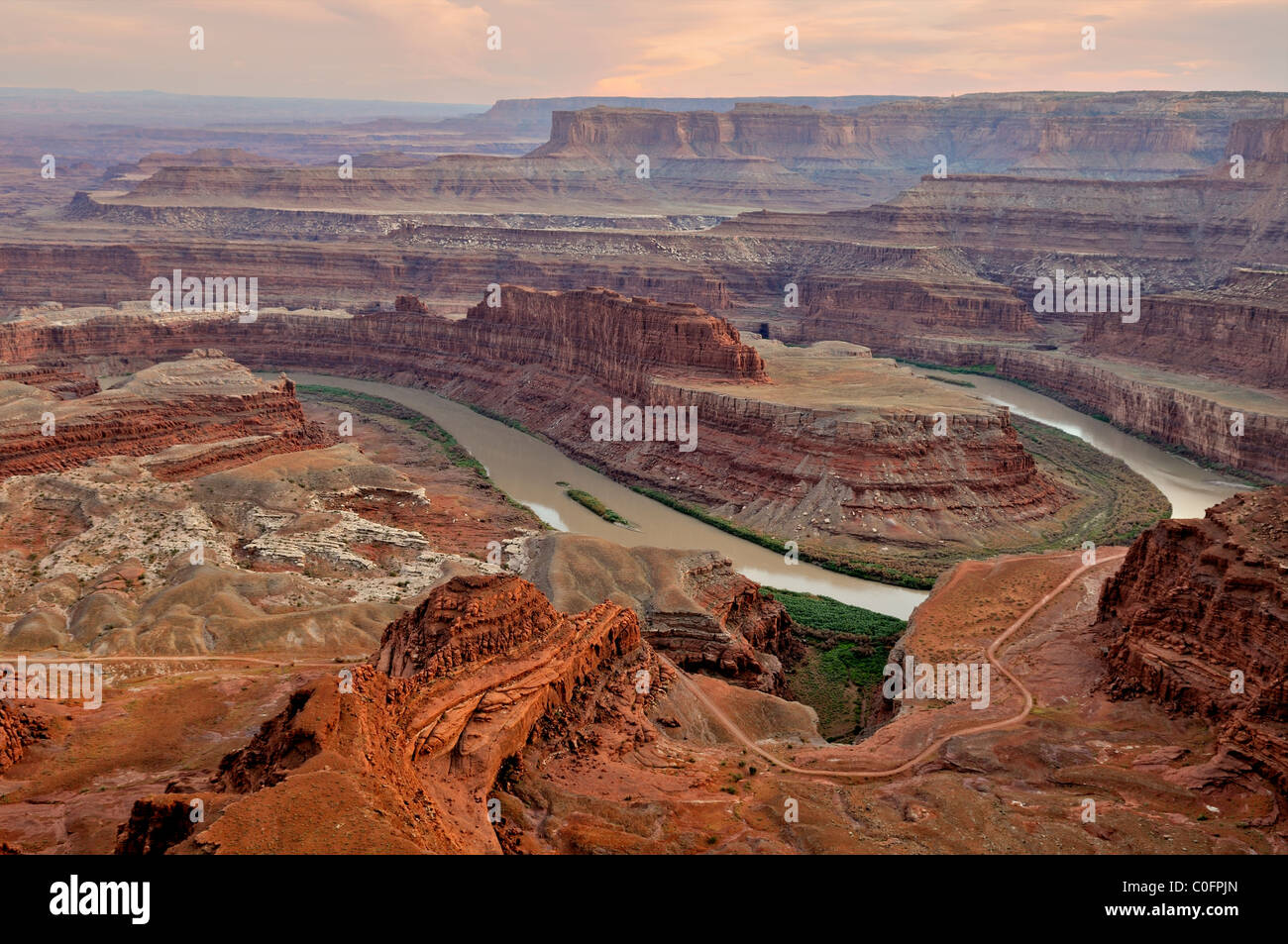 Canyon Sunset Stock Photo