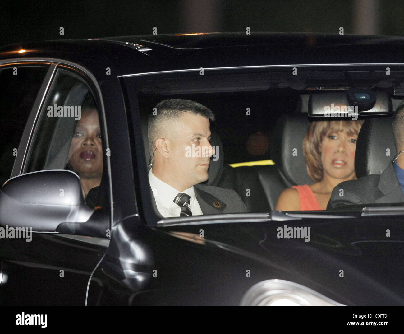 Oprah Winfrey arriving at Tom Cruise and Katie Holmes housewarming