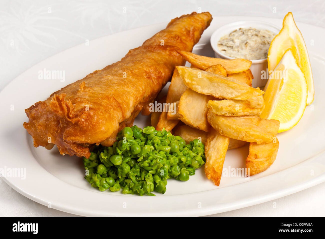 Fish and Chips Stock Photo