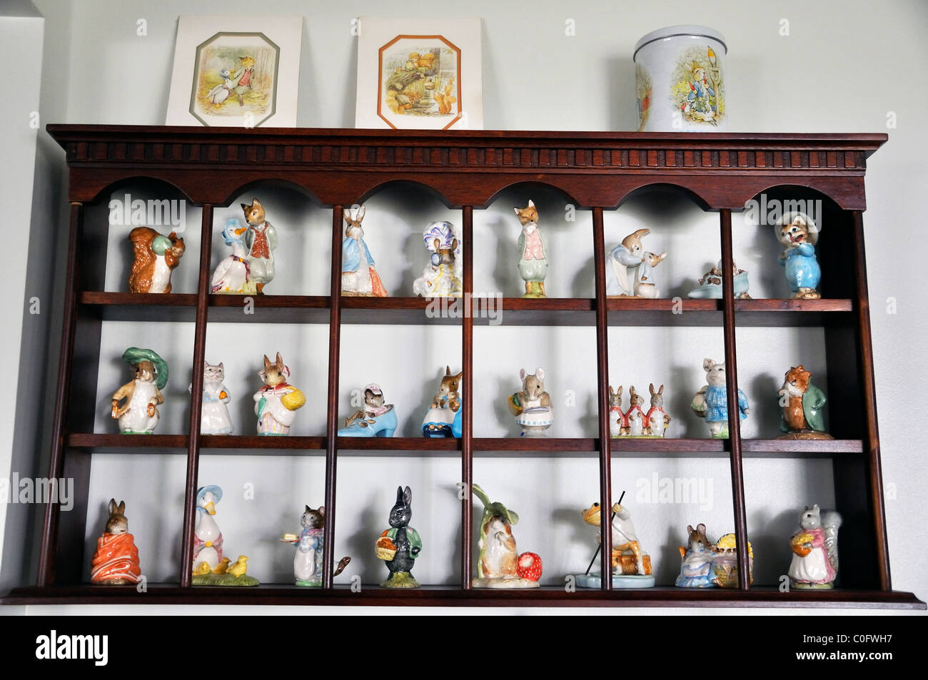 Beatrix Potter Peter Rabbit figurine collection Stock Photo - Alamy