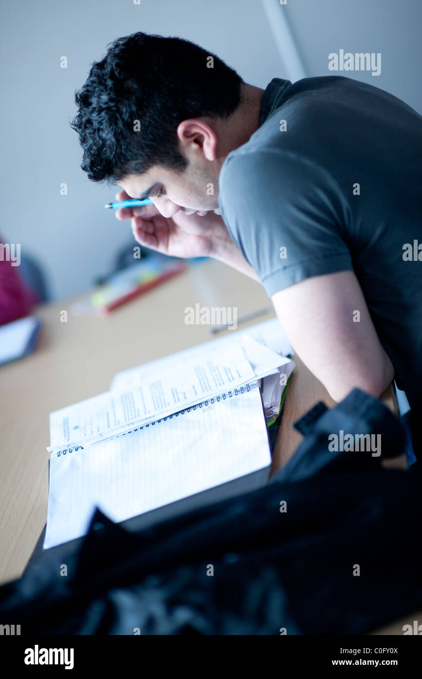 Adult learners at a college of further education UK Stock Photo