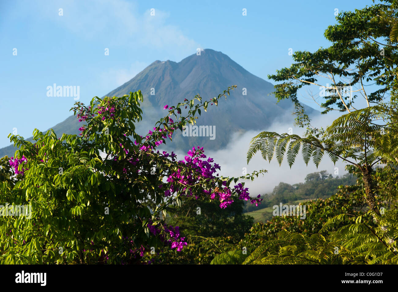 Arenal Volcano, Costa Rica Stock Photo