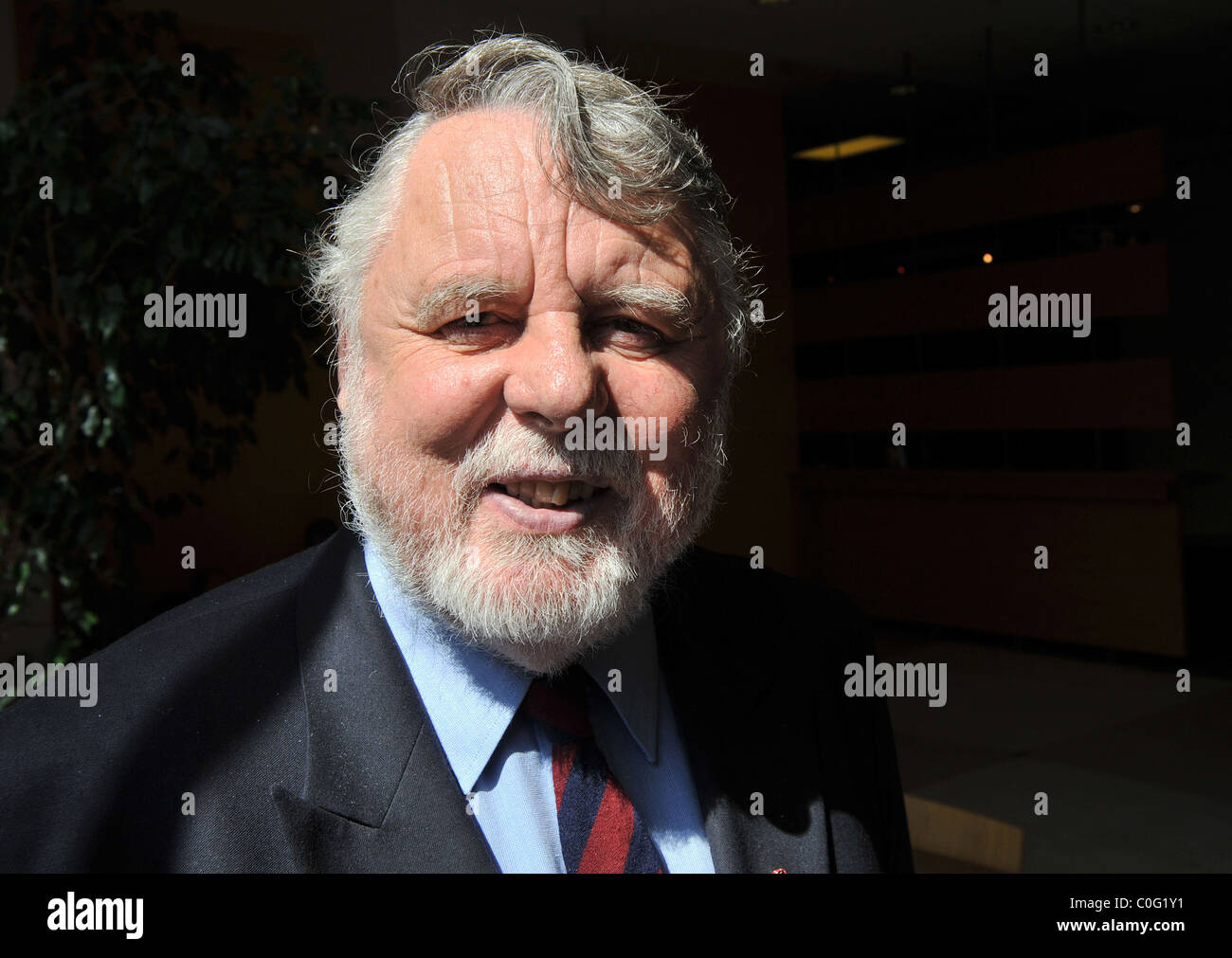 Former hostage in Lebanon, Terry Waite, attends preview of items that