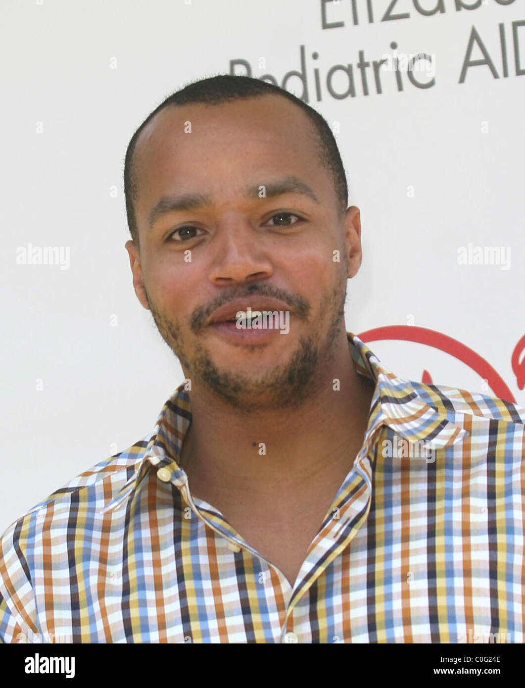 Donald Faison Time for Heroes celebrity carnival to benefit The Elizabeth Glaser Pediatic Aids Foundation. Los Angeles, Stock Photo