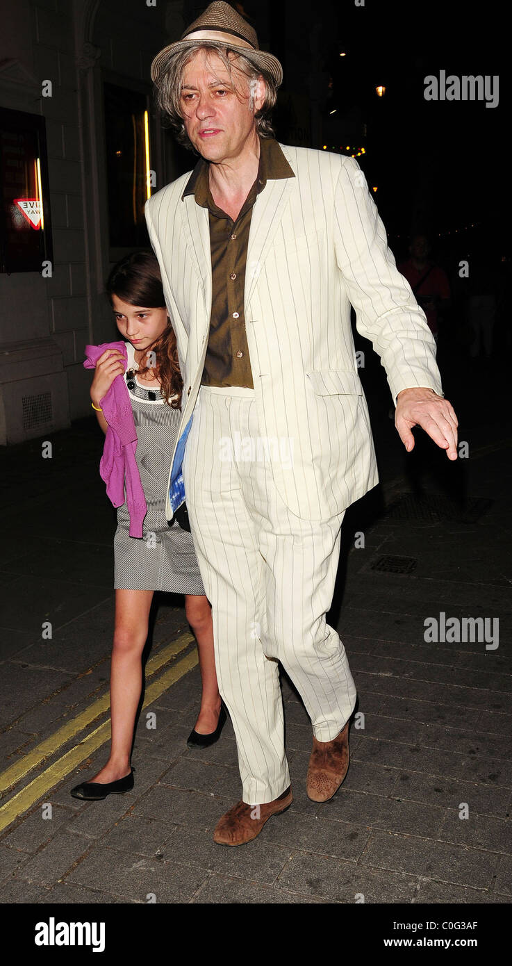 Bob Geldof and Tiger Lily 'The Harder They Come' Press Night at the