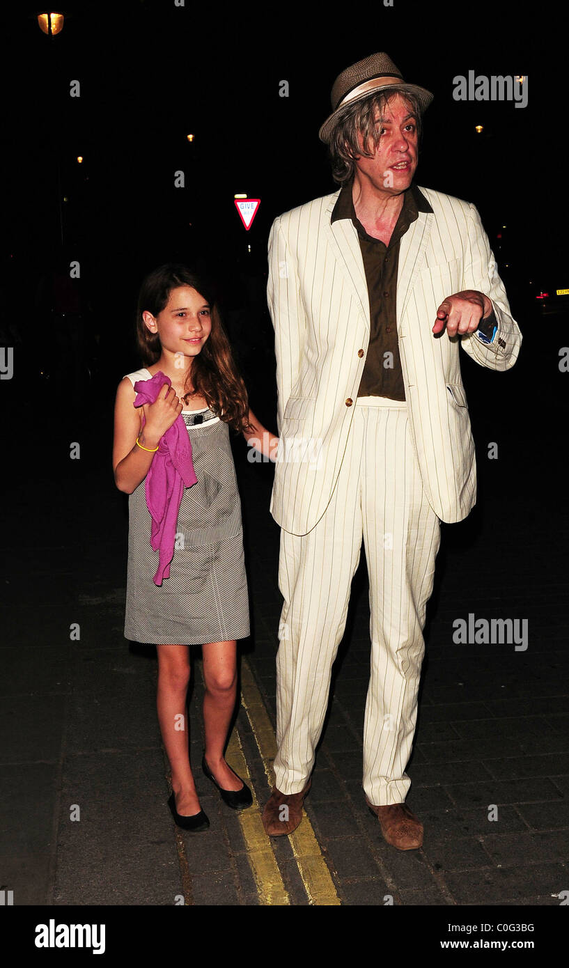 Bob Geldof and Tiger Lily 'The Harder They Come' Press Night at the