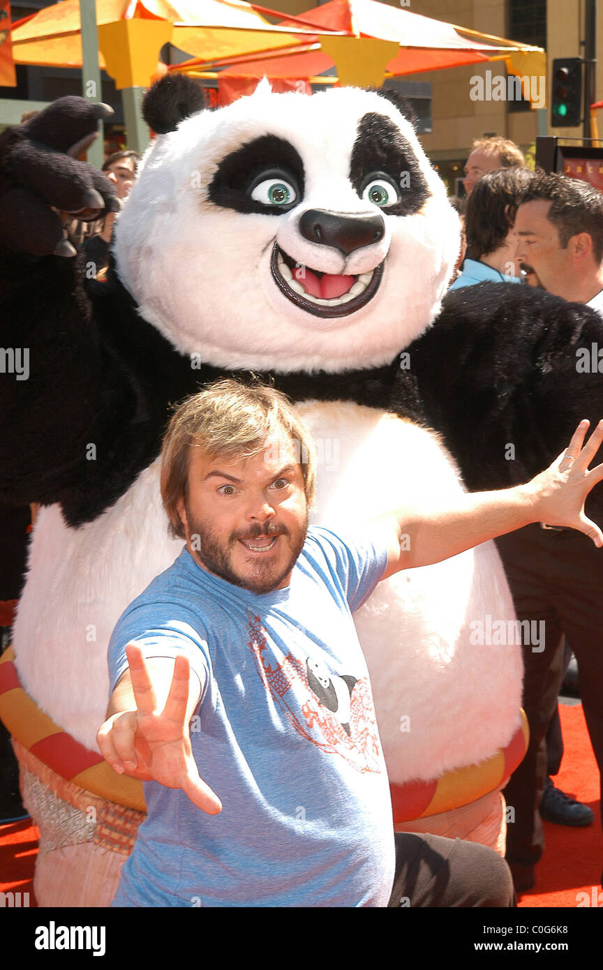 Jack Black Kung Fu Panda Los Angeles premiere Grauman's Chinese Theatre ...
