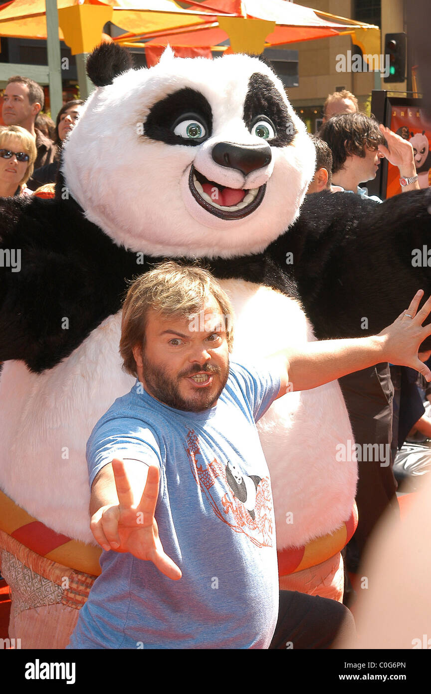 Jack Black Kung Fu Panda Los Angeles premiere Grauman's Chinese Theatre ...