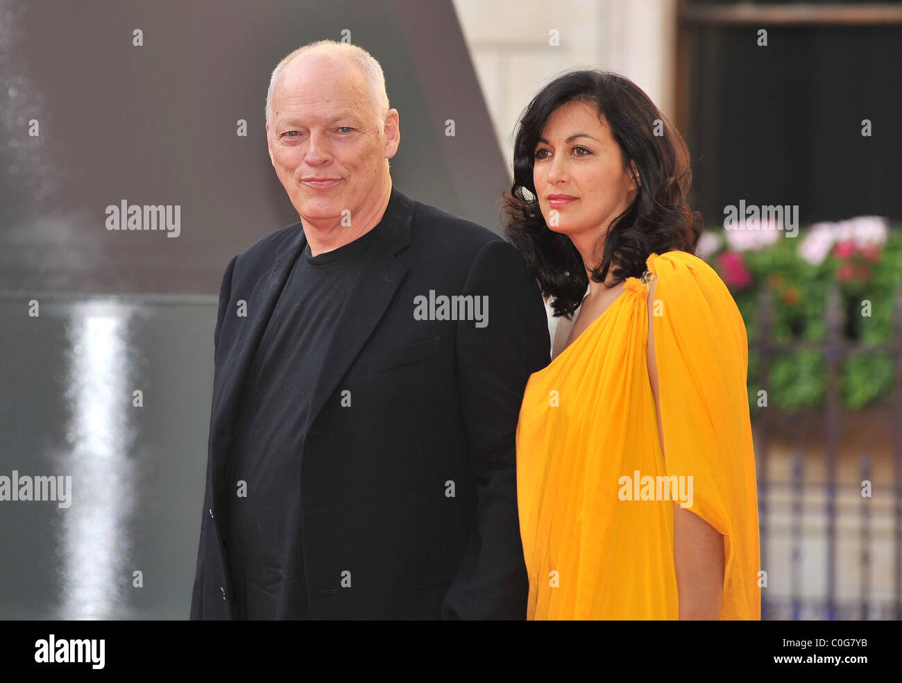 David Gilmour and Polly Samson Royal Academy Summer Exhibition 2008 - VIP private view held at the Royal Academy Of Arts - Stock Photo