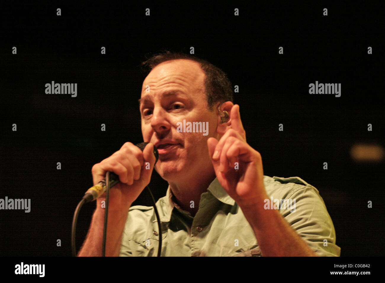 Greg Graffin Bad Religion performing live ar Huxleys Neue Welt Berlin, Germany - 04.06.08 Stock Photo