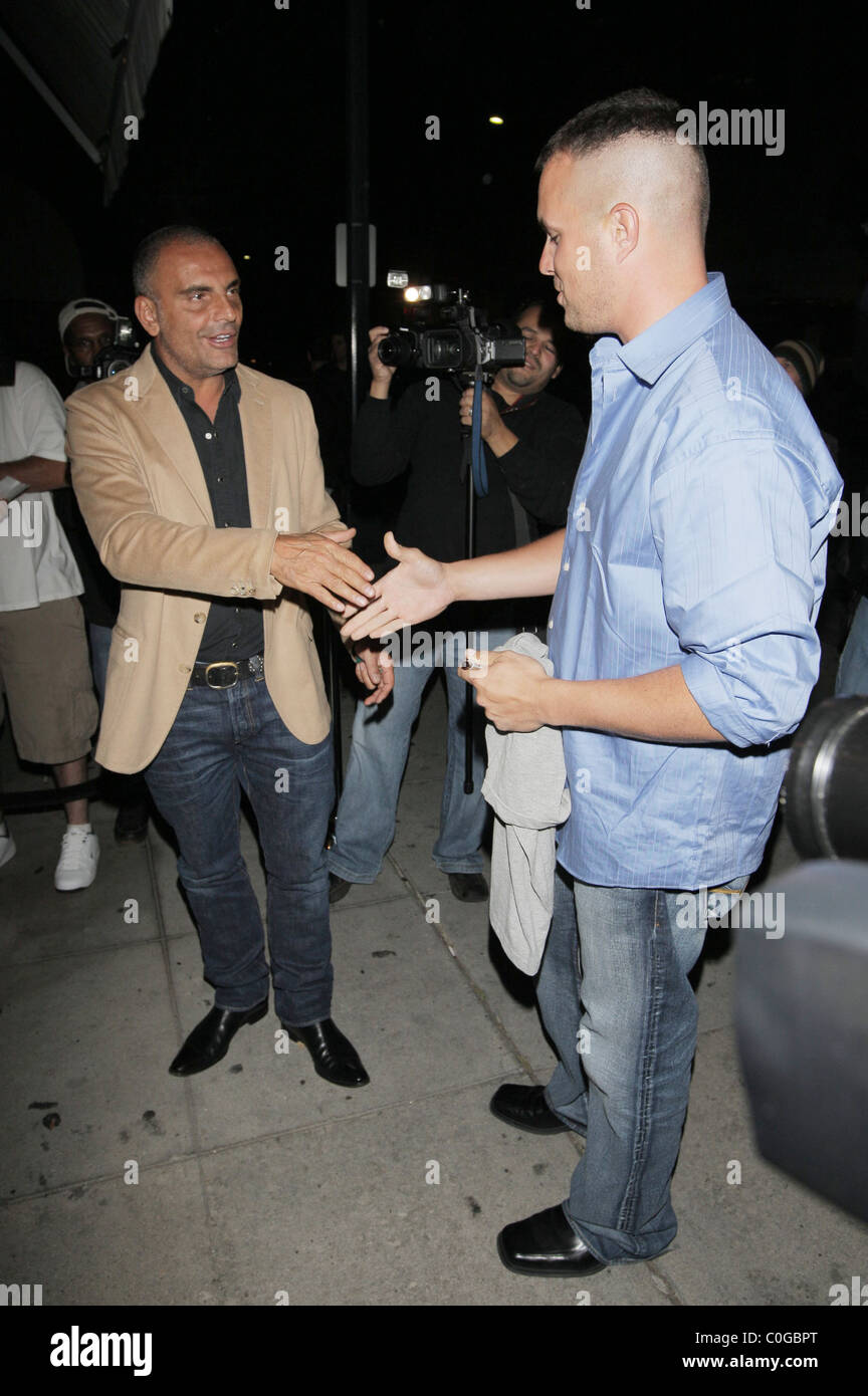 Christian Audigier signs autographs for fans outside Mr Chow’s Los